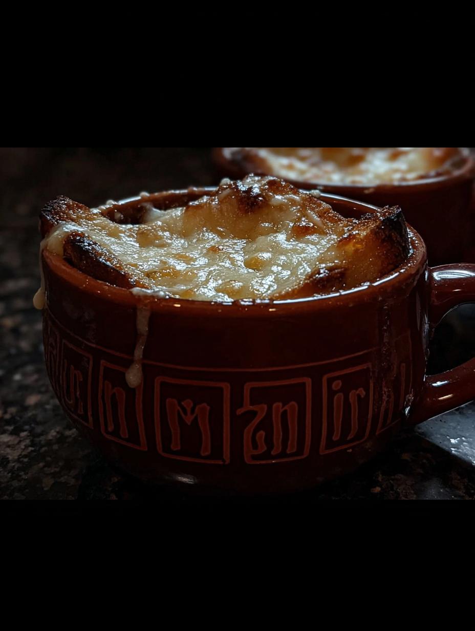French Onion Soup Cheese: 1 Glorious Melt - French Onion Soup Cheese - main visual representation