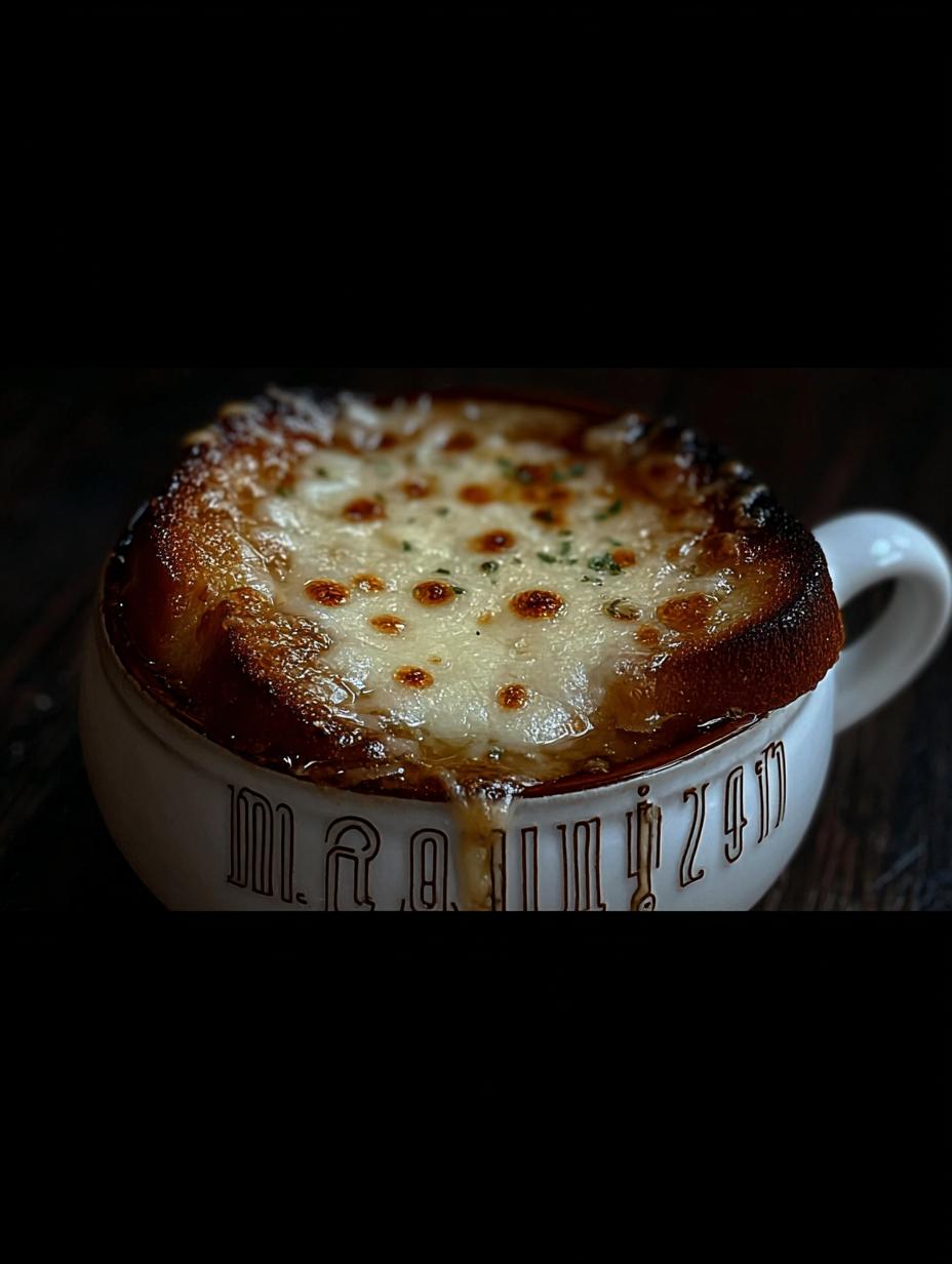French Onion Soup Cheese: 1 Glorious Melt - French Onion Soup Cheese - additional detail
