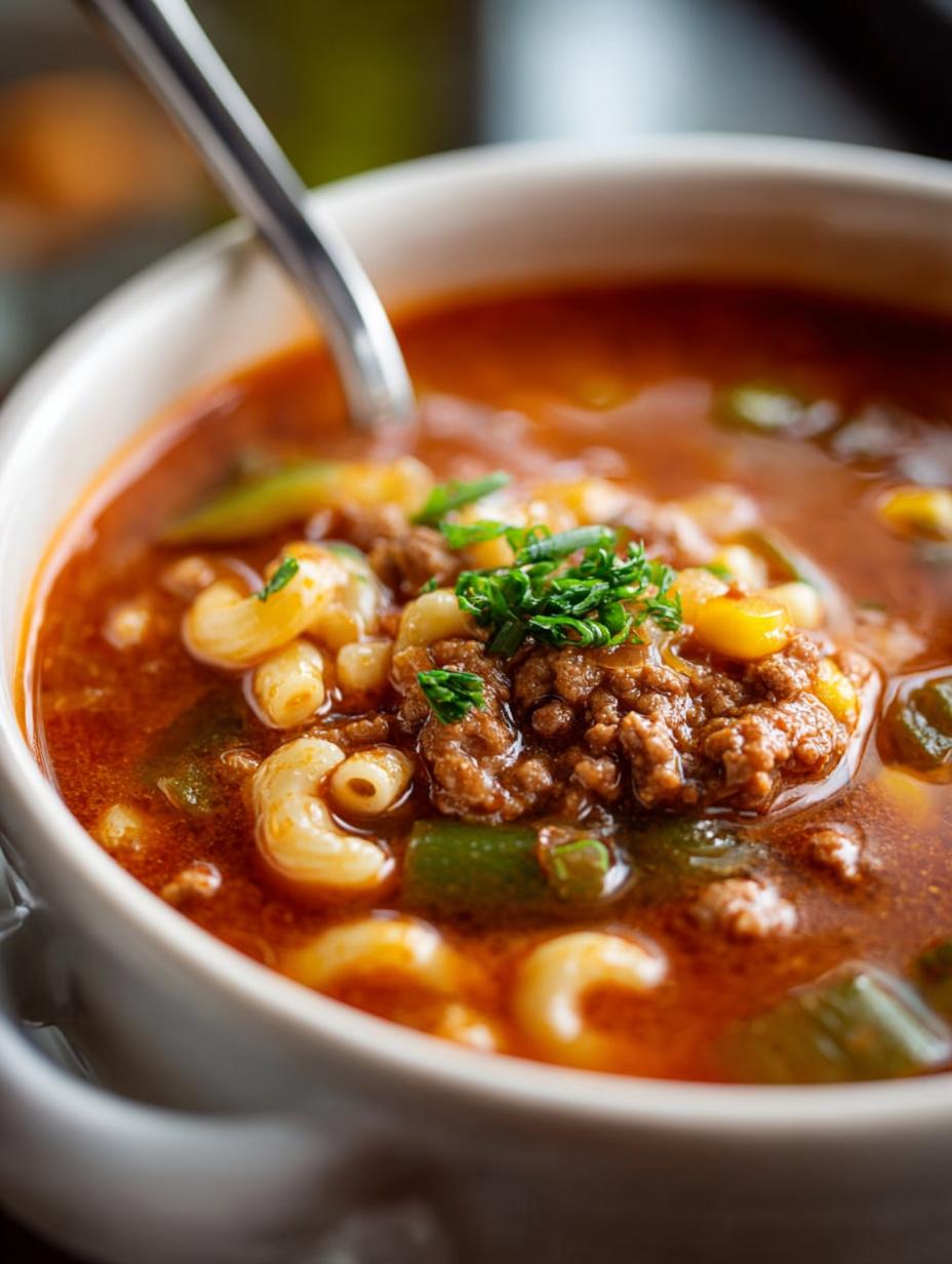 Hamburger Soup: 30-Minute Comfort Food Delight - Hamburger Soup - main visual representation