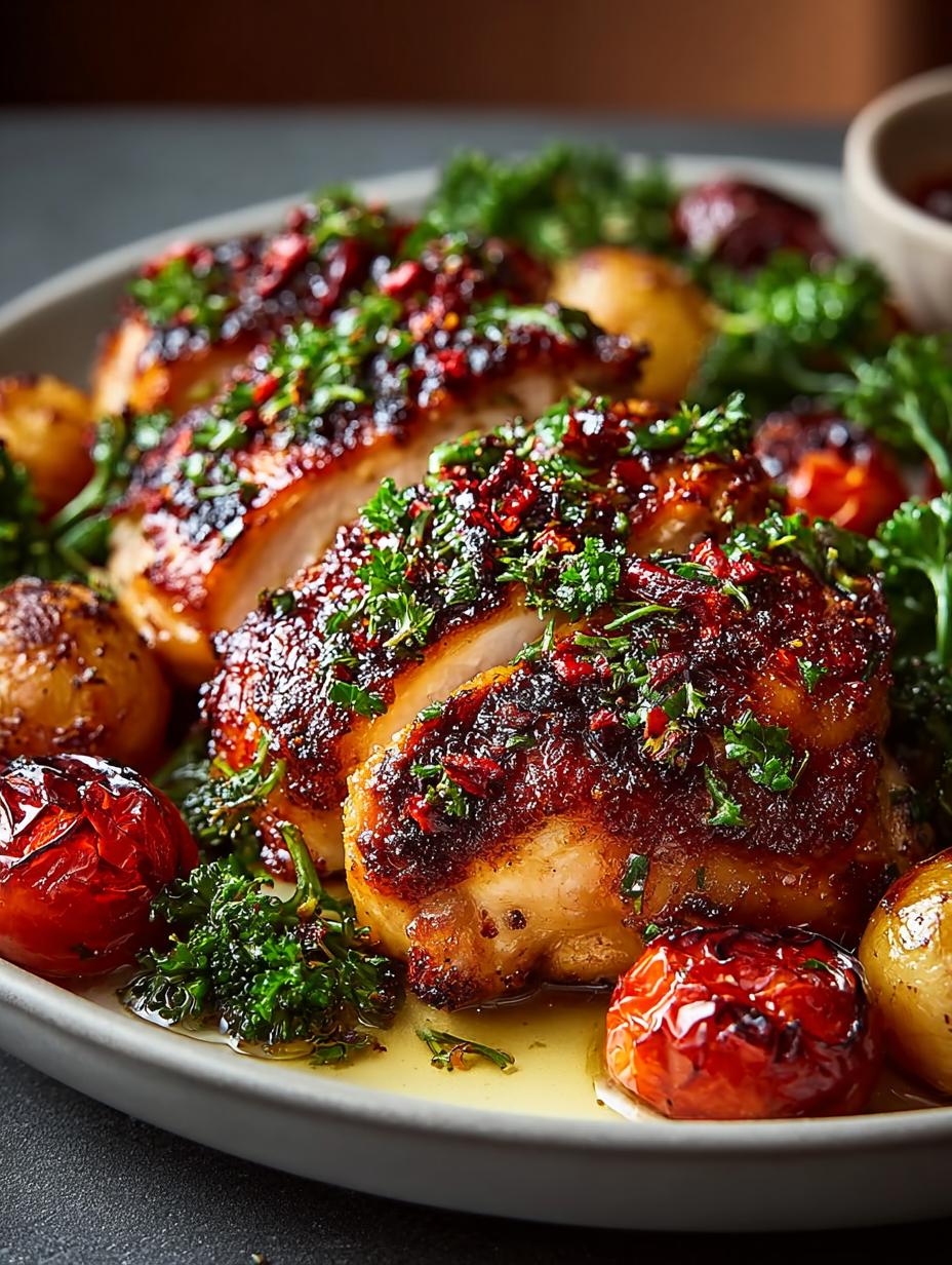 Honey Harissa Chicken Sheet Pan: 7 Savory Servings 5 Honey Harissa Chicken Sheet Pan: 7 Savory Servings - Honey Harissa Chicken Sheet - main visual representation