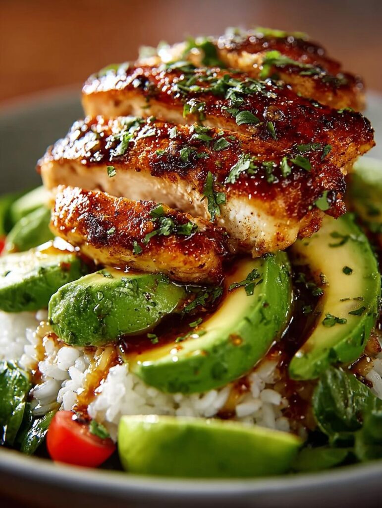 Honey Lime Chicken Avocado