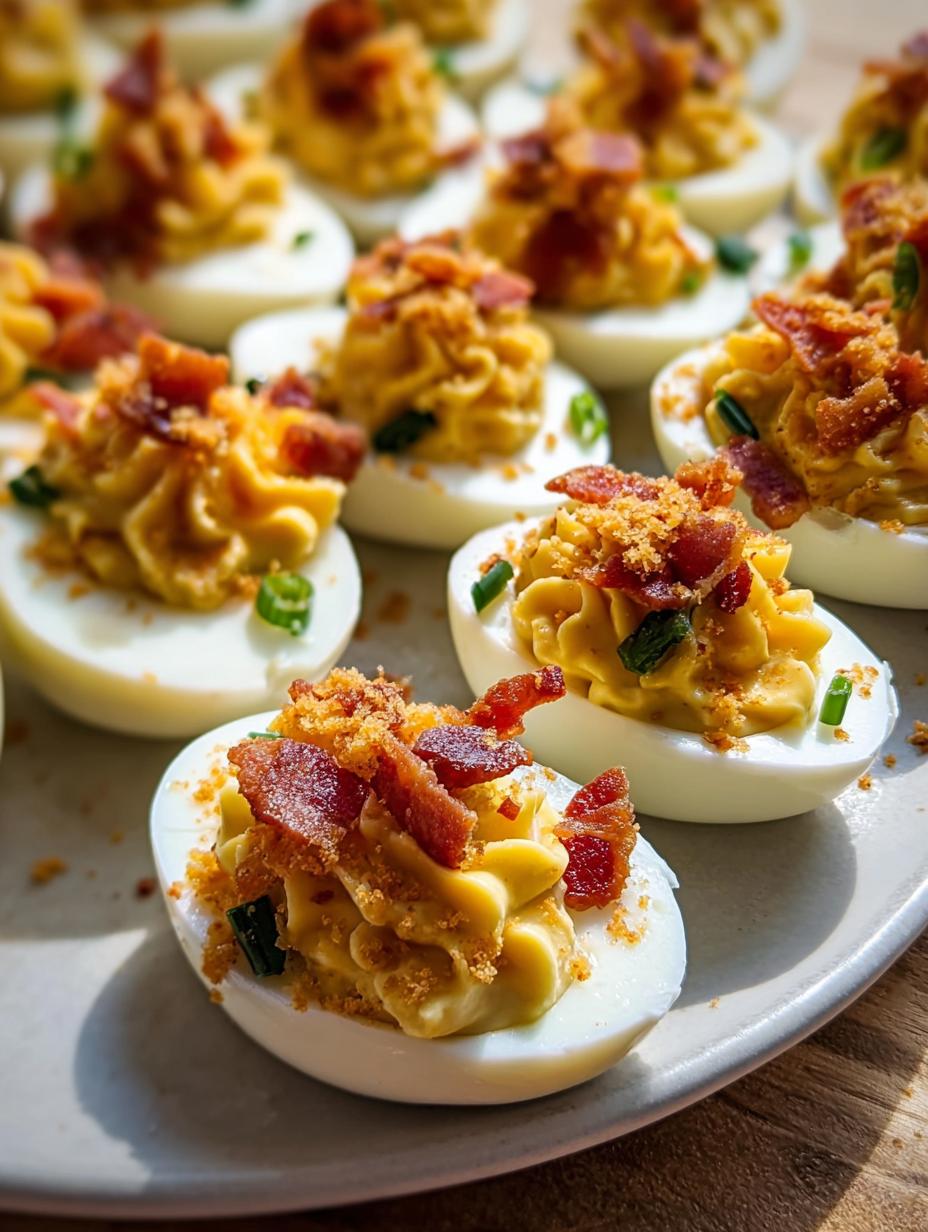 Amazing Jalapeno Popper Deviled Eggs 6 Ways - Jalapeno Popper Deviled Eggs - additional detail