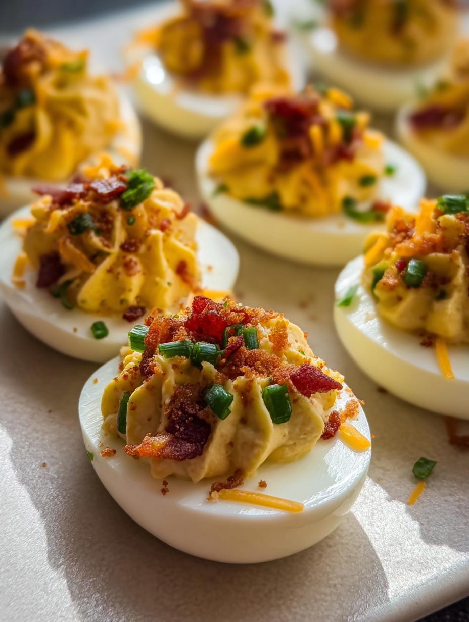 Jalapeno Popper Deviled Eggs
