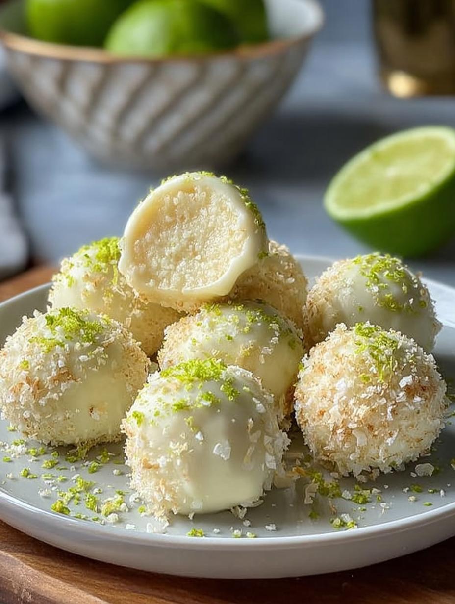 Key Lime Truffles: 24 Delicious Bites - Key Lime Truffles - additional detail
