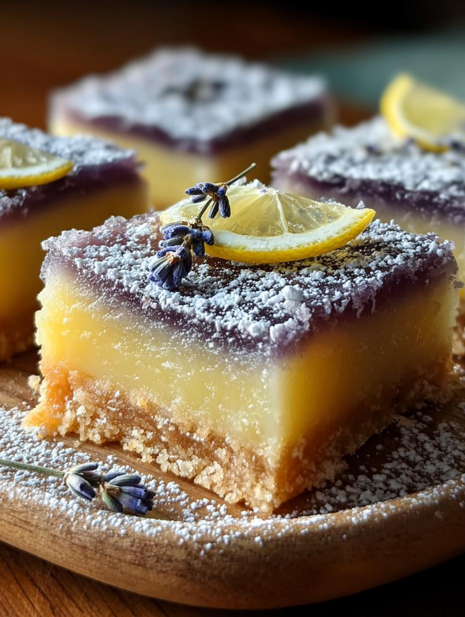 Lavender Lemon Bars: 5 Refreshing Floral Dessert Ideas - Lavender Lemon Bars - main visual representation