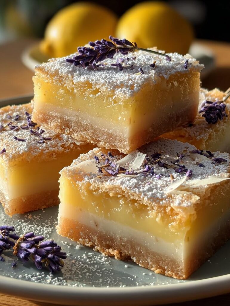 Lavender Lemon Bars