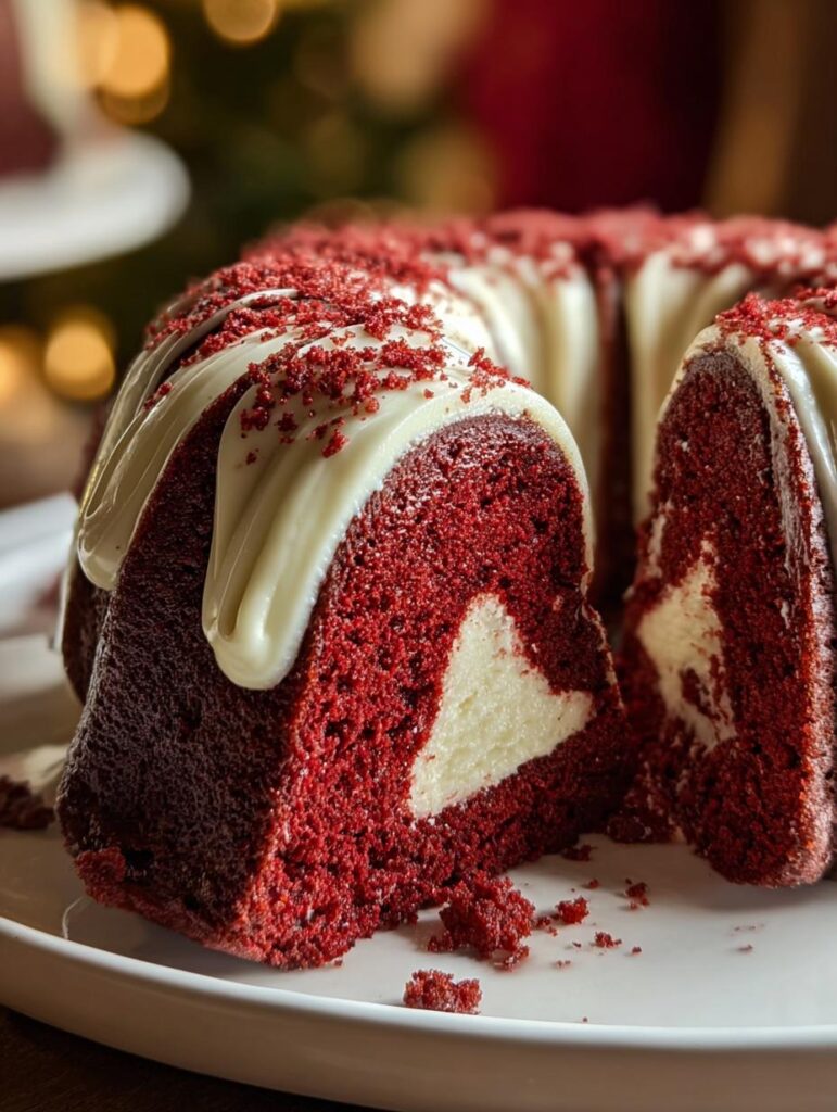 Layered Red Velvet Cheesecake
