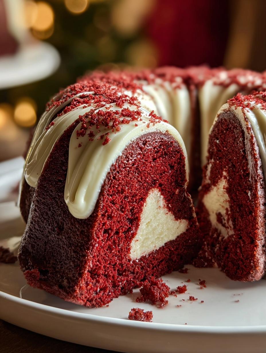 Layered Red Velvet Cheesecake