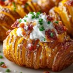 Loaded Mini Hasselback Potato