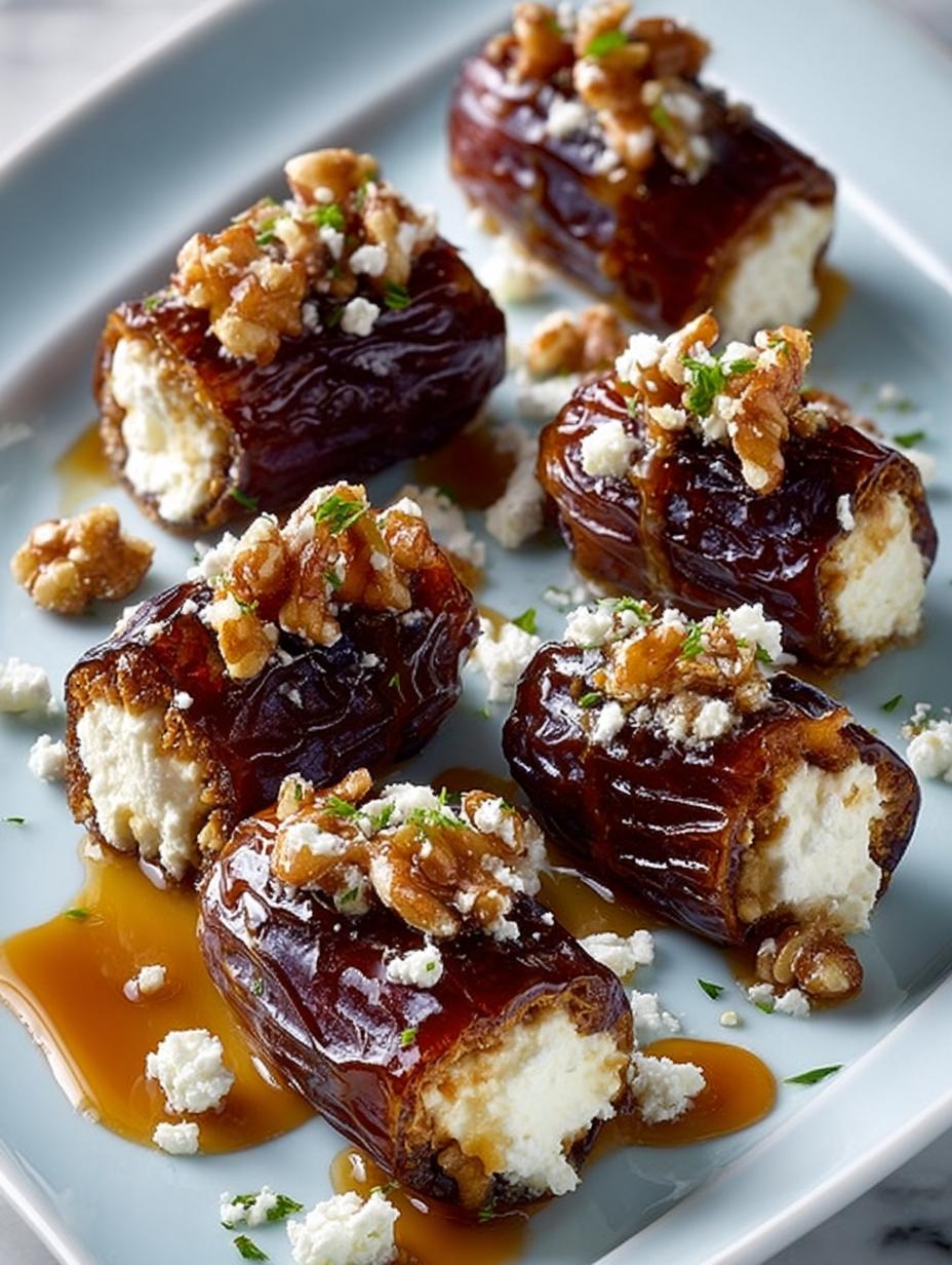 Mascarpone Stuffed Dates with Maple Drizzle Delight - Mascarpone Stuffed Dates with - additional detail
