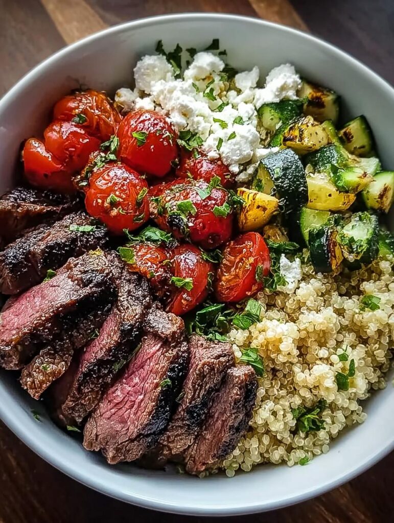 Mediterranean Steak Bowl Incredible