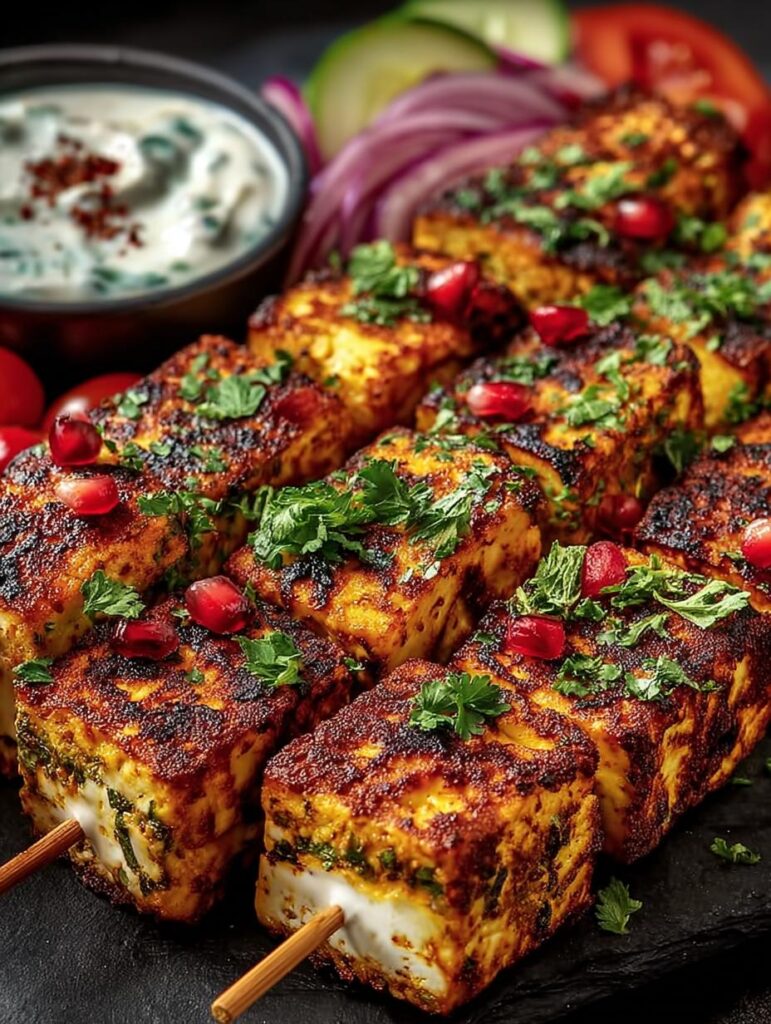 Middle Eastern Tofu Kebabs