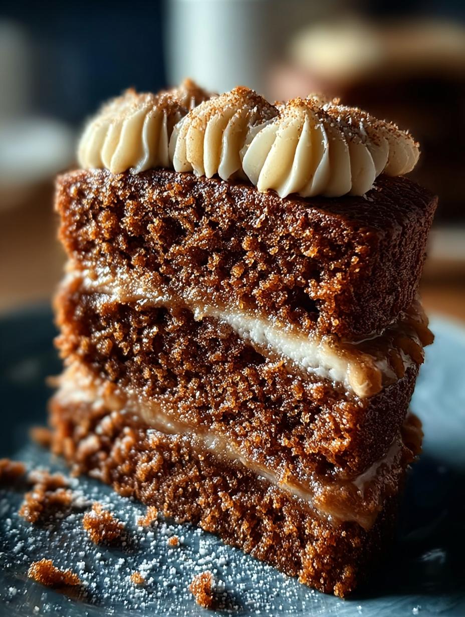 Non Alcoholic Gin Gingerbread Cake with Rich Frosting - Non Alcoholic Gin Gingerbread - main visual representation