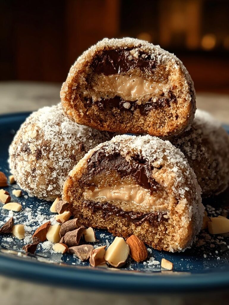 Nutty Chocolate Ball Cookies