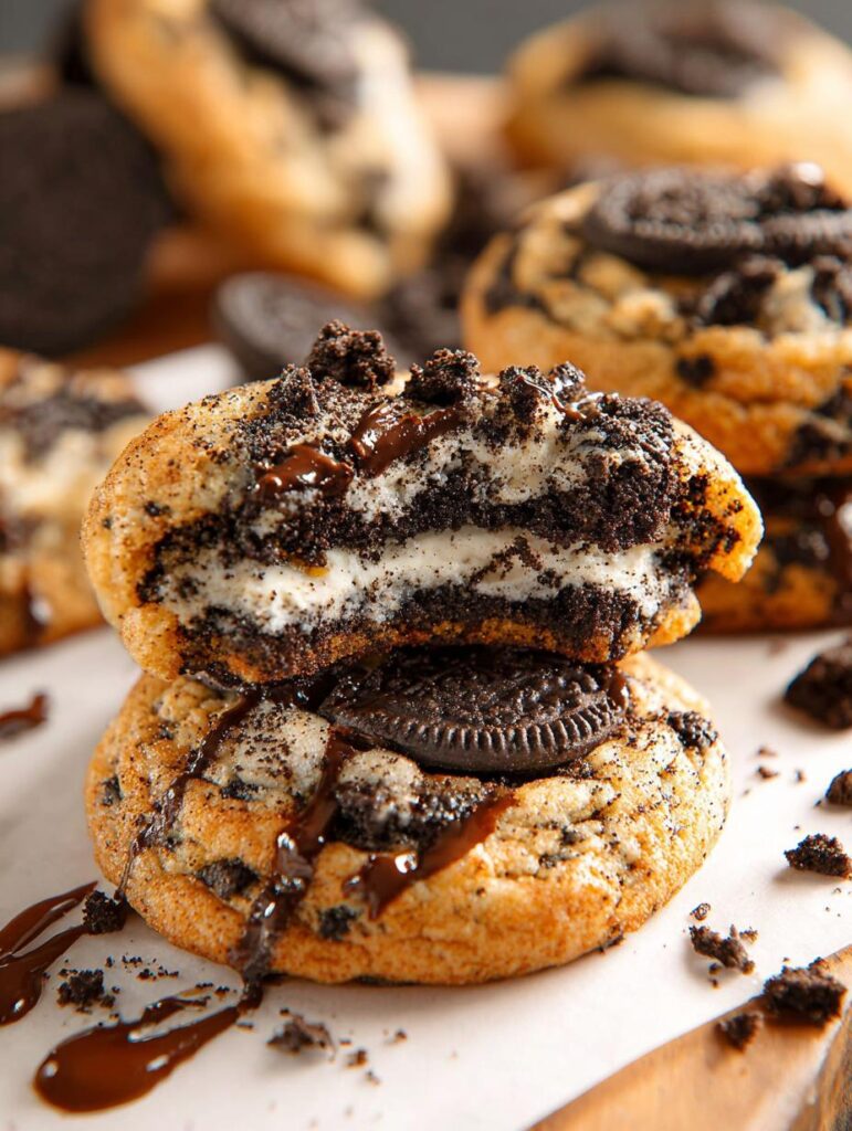 Oreo Stuffed Cookies