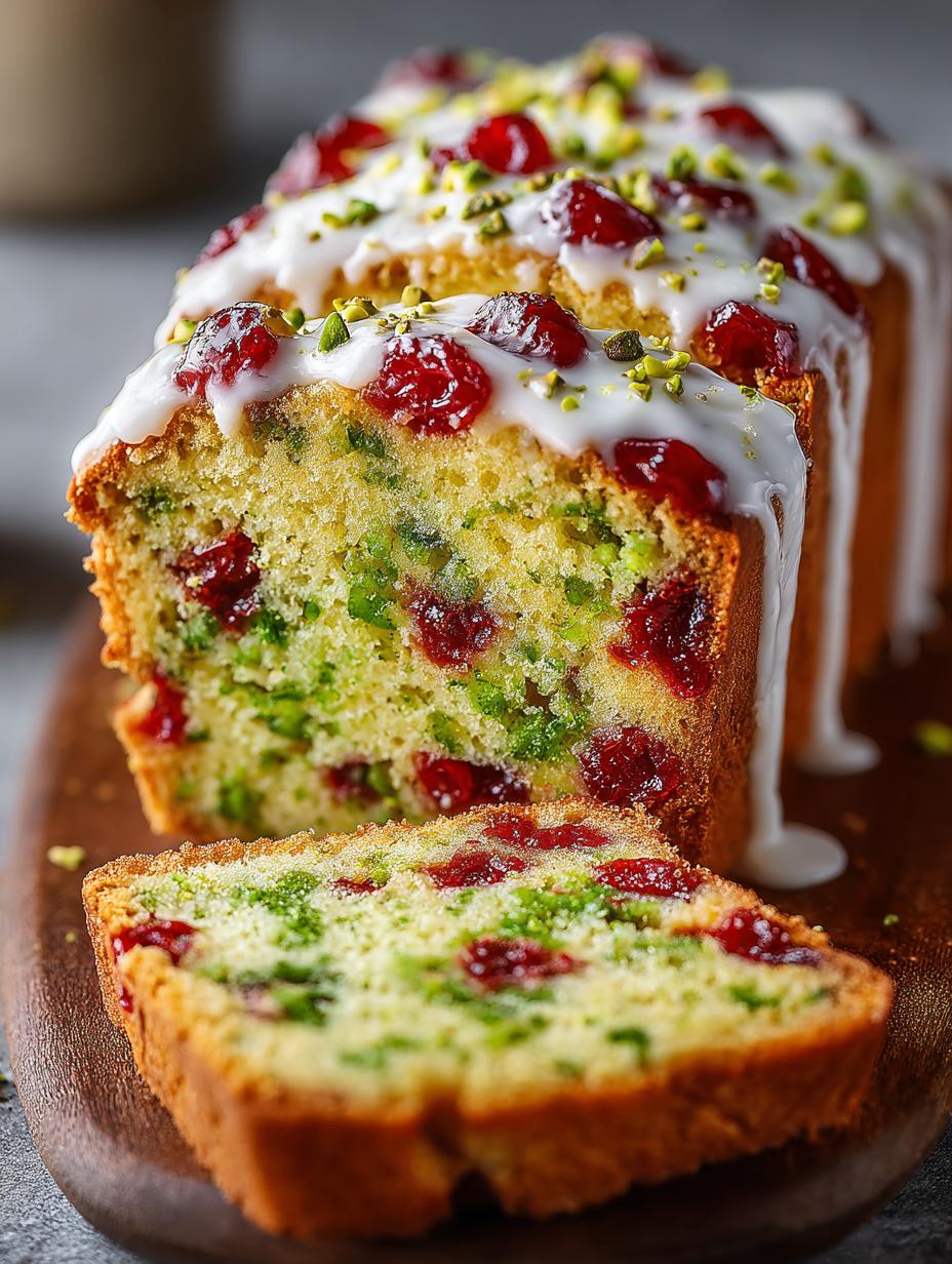 Pistachio Cherry Loaf Vanilla