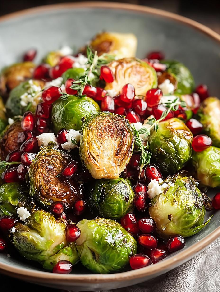 Crispy Pomegranate Brussels Sprouts for Your Next Feast 5 Crispy Pomegranate Brussels Sprouts for Your Next Feast - Pomegranate Brussels Sprouts - main visual representation