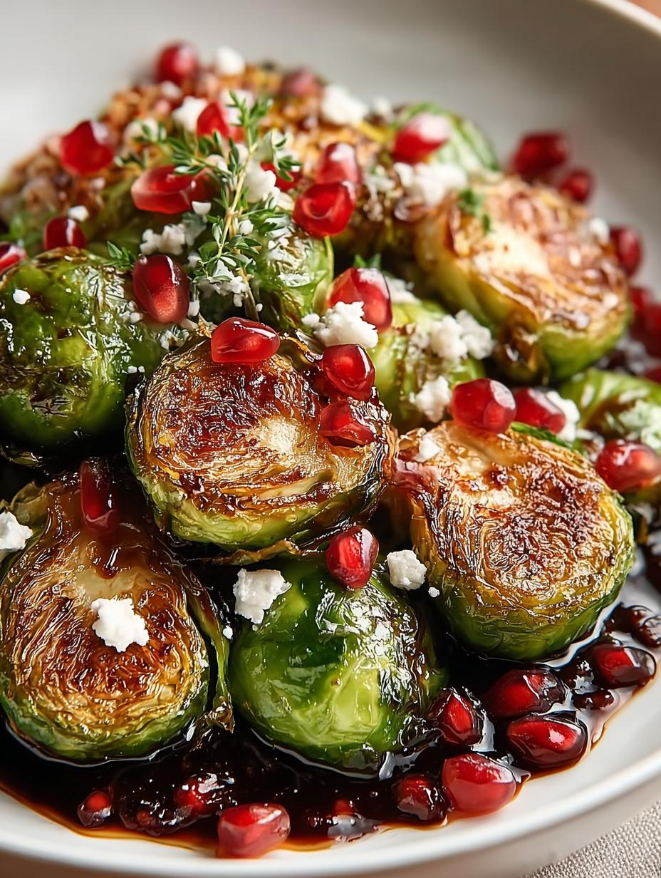 Crispy Pomegranate Brussels Sprouts for Your Next Feast 6 Crispy Pomegranate Brussels Sprouts for Your Next Feast - Pomegranate Brussels Sprouts - additional detail