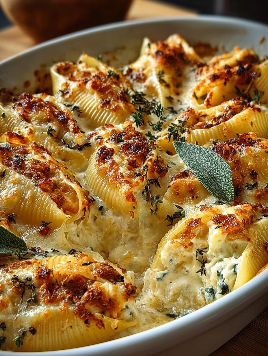 Delicious Pumpkin Gouda Stuffed Shells for Fall - Pumpkin Gouda Stuffed Shells - additional detail