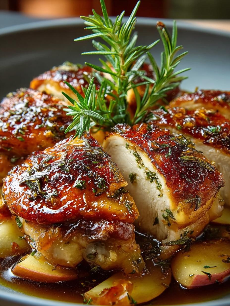 Delicious Rosemary Apple Cider Chicken for Autumn Nights - Rosemary Apple Cider Chicken - additional detail