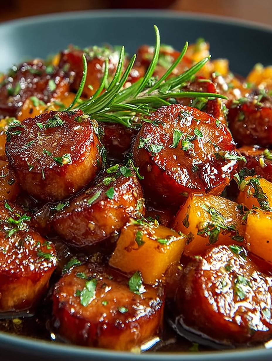 Sausage Sweet Potatoes with