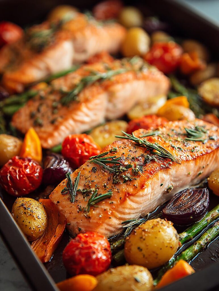 Sheet Pan Salmon with