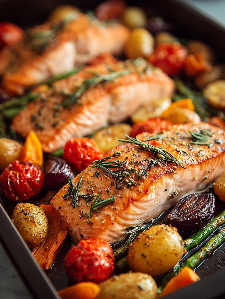 Sheet Pan Salmon with