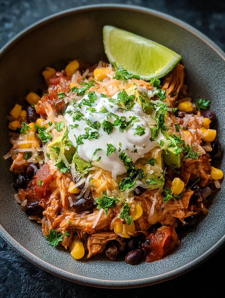 Slow Cooker Chicken Burrito