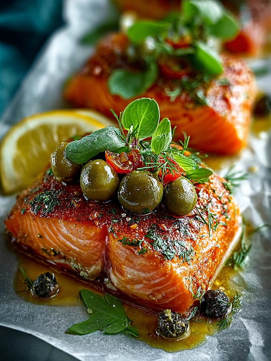 Smoked Paprika Green Olive Salmon: A Flavorful Delight 5 Smoked Paprika Green Olive Salmon: A Flavorful Delight - Smoked Paprika Green Olive - main visual representation