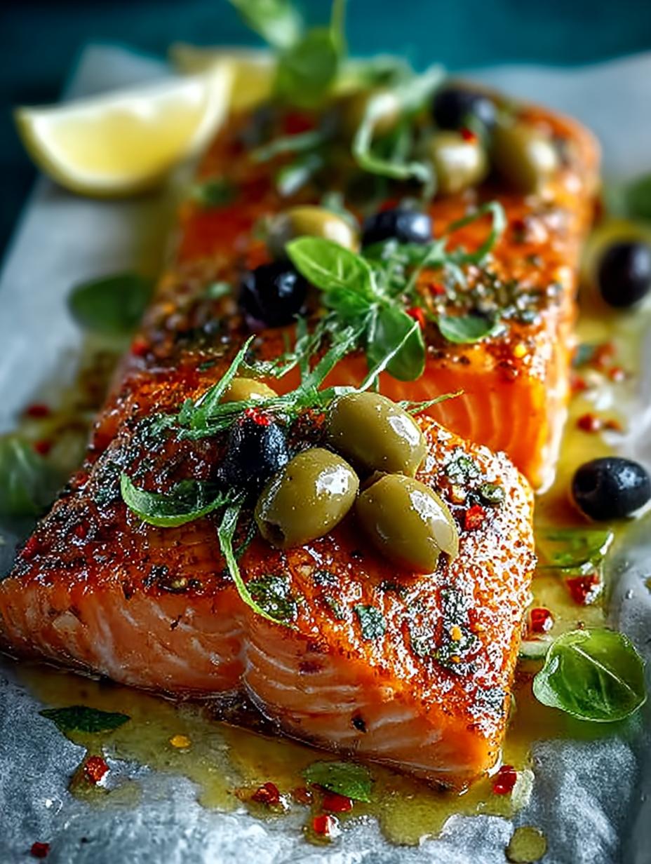 Smoked Paprika Green Olive Salmon: A Flavorful Delight 6 Smoked Paprika Green Olive Salmon: A Flavorful Delight - Smoked Paprika Green Olive - additional detail