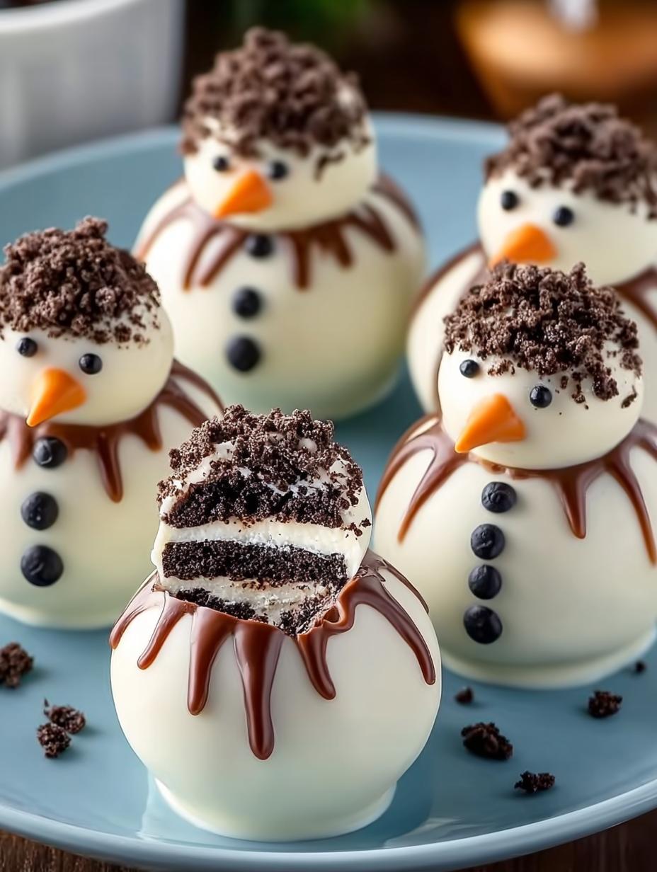 Snowman Oreo Balls: 12 Festive No-Bake Treats for Winter - Snowman Oreo Balls - main visual representation