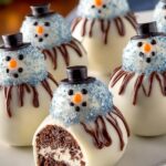 Snowman Oreo Balls