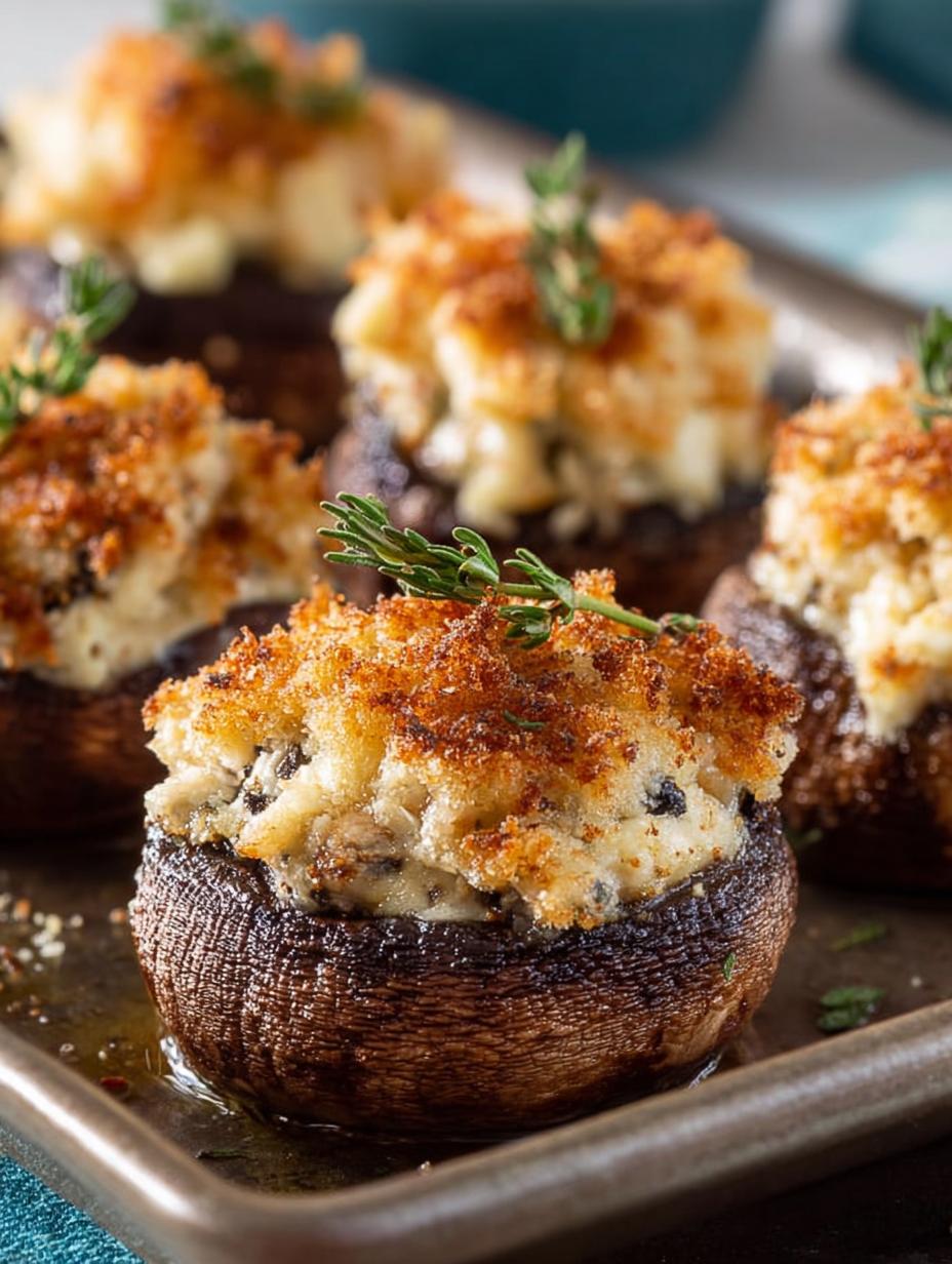 Cheesy Stuffed Mushrooms: 5 Irresistible Variations 5 Cheesy Stuffed Mushrooms: 5 Irresistible Variations - Stuffed Mushrooms - main visual representation