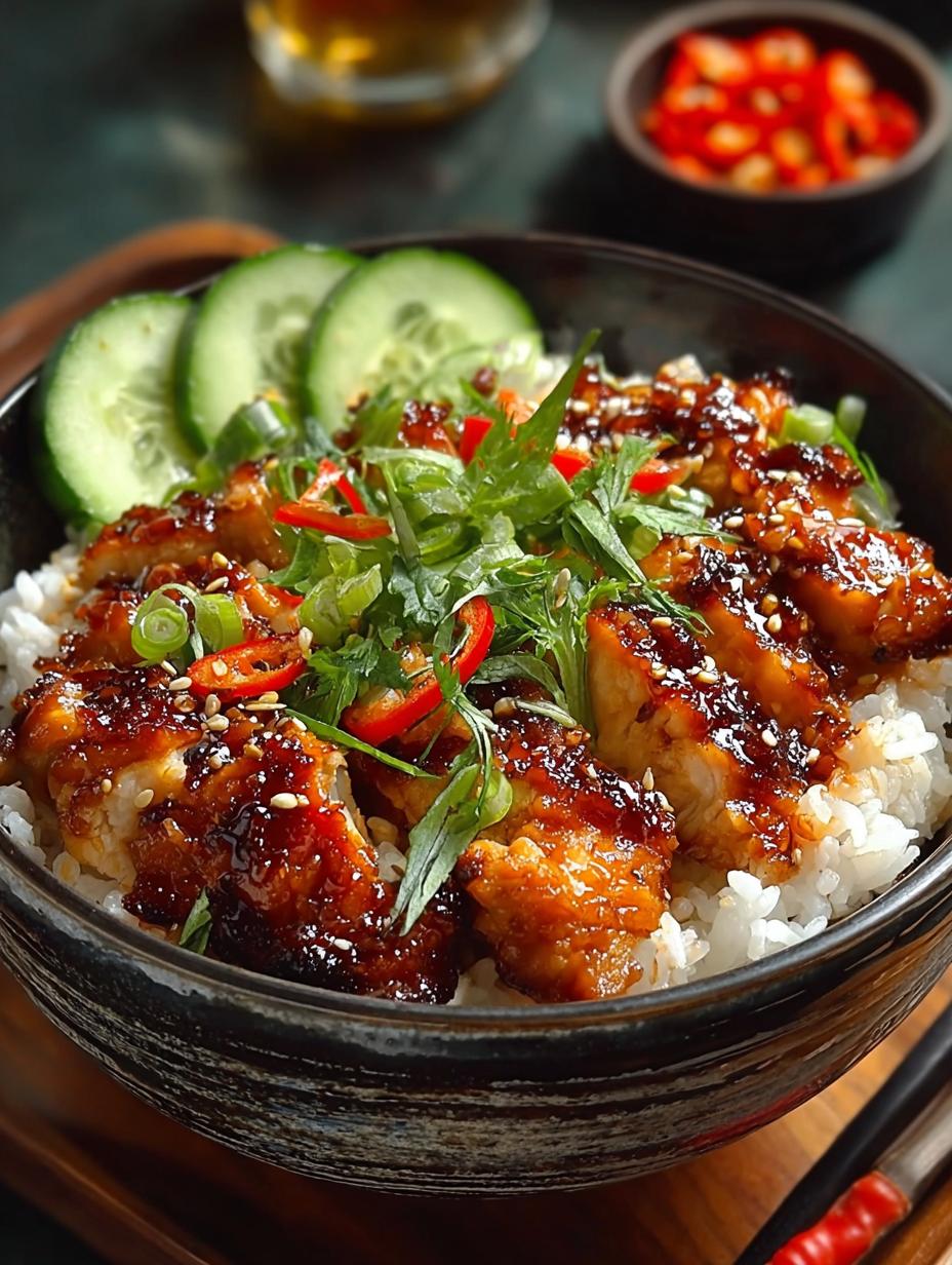 Sweet Chili Chicken Rice: 5 Bold Flavors in a Bowl - Sweet Chili Chicken Rice - additional detail