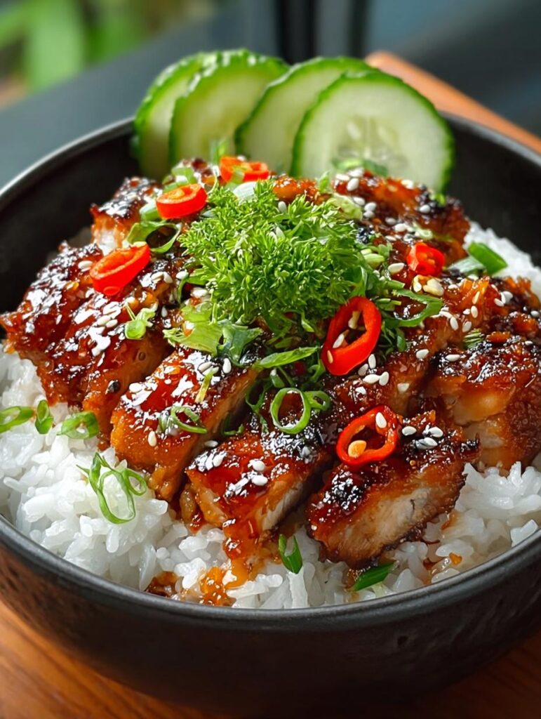 Sweet Chili Chicken Rice