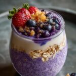 Ube Cheesecake Overnight Oats