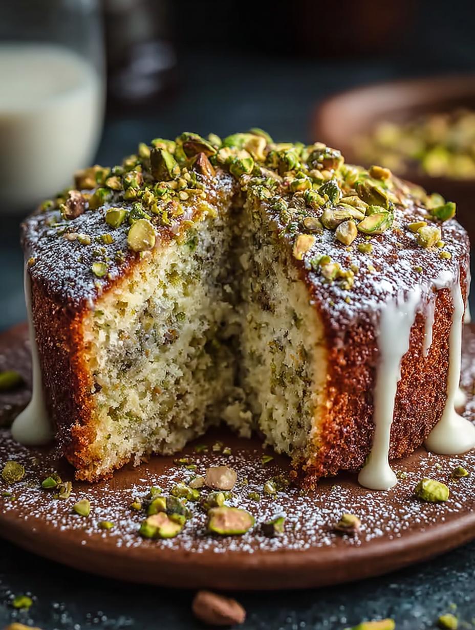 Delicious Vegan Pistachio Coffee Cake Recipe for You - Vegan Pistachio Coffee Cake - main visual representation