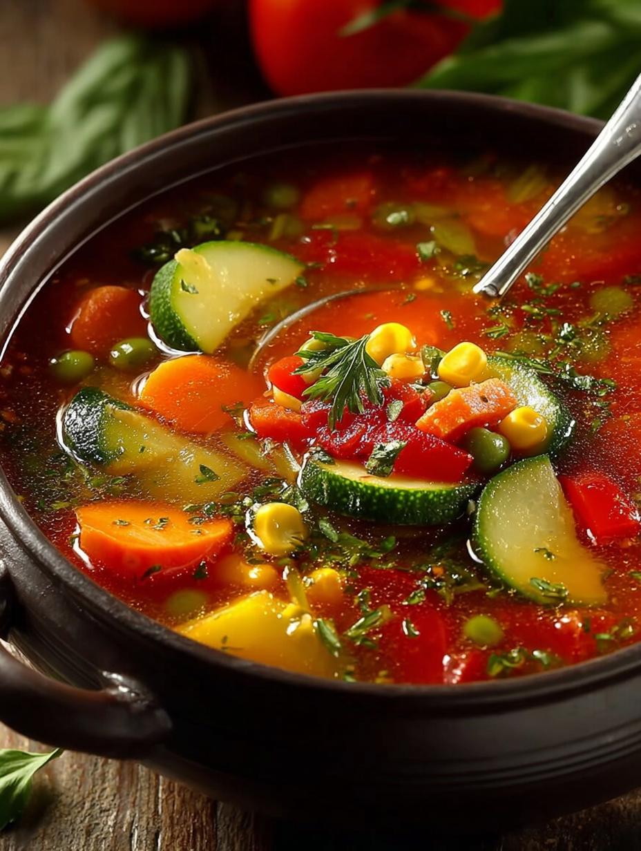 Vegetable Soup: 5 Hearty Recipes for Comfort and Health - Vegetable Soup - additional detail
