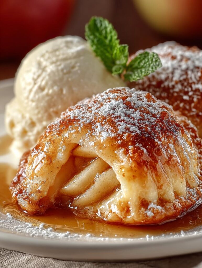 Warm Apple Crescent Dumplings