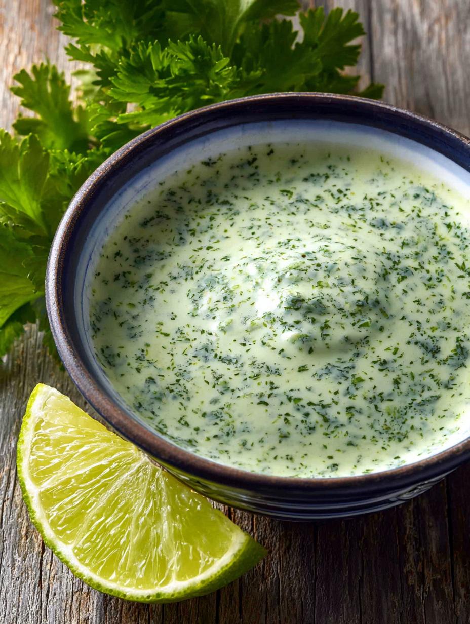 Zesty Cilantro Lime Sauce: 5-Minute Flavor Explosion - Zesty Cilantro Lime Sauce - additional detail