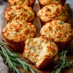 Apple Cheddar Muffins with
