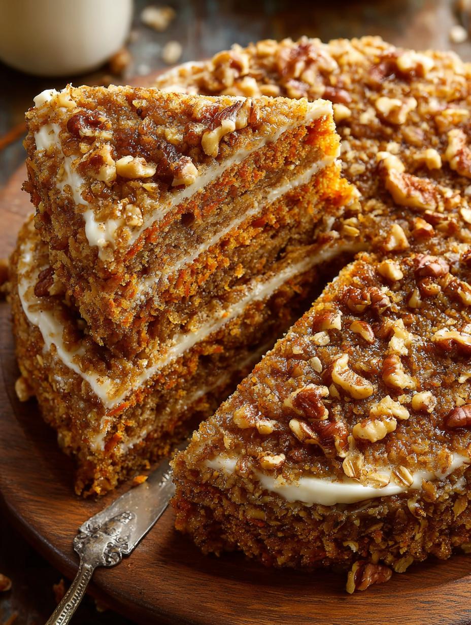 Delicious Apple Oatmeal Carrot Cake Recipe for You - Apple Oatmeal Carrot Cake - main visual representation