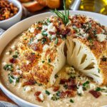 Asiago Roasted Garlic Cauliflower