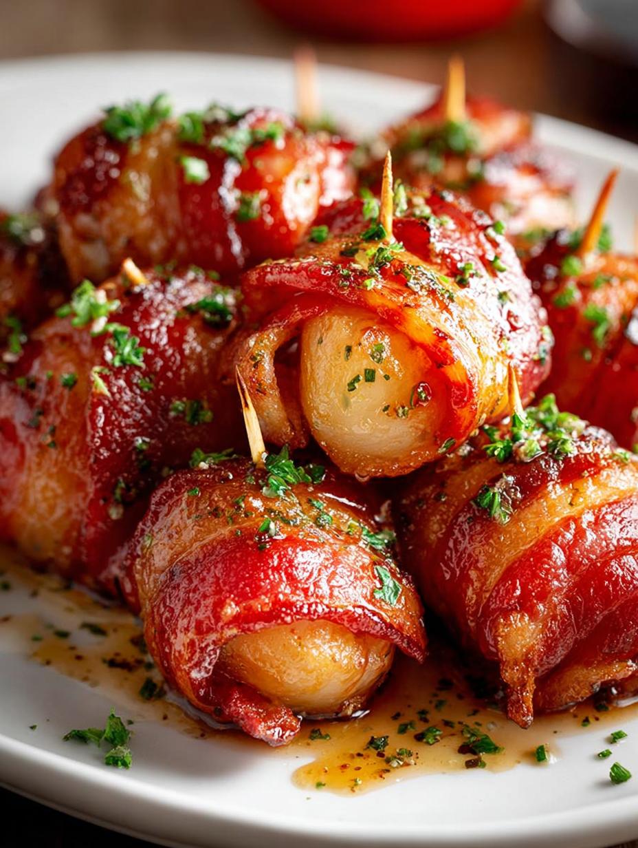 Bacon Wrapped Water Chestnuts