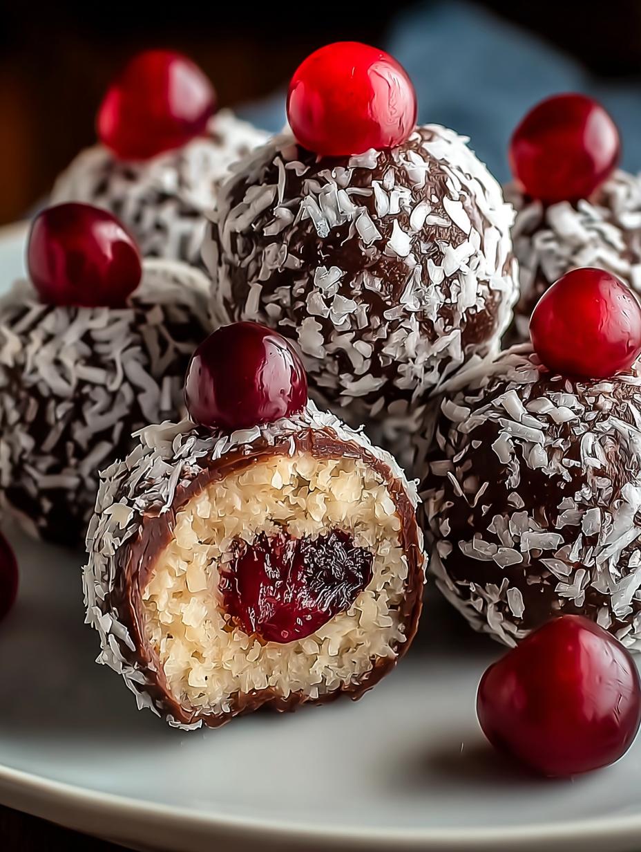 Bake Cherry Bourbon Balls
