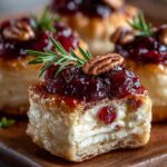 Baked Cranberry Brie Bites