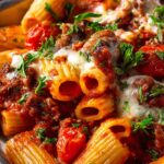 Baked Rigatoni with Ground