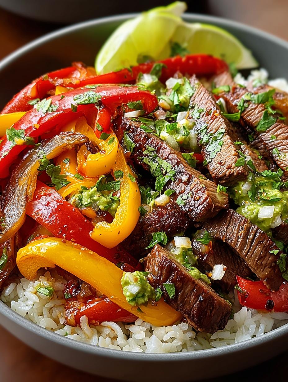Delicious Beef Pepper Fajita Bowl: 7 Flavorful Steps - Beef Pepper Fajita Bowl - main visual representation