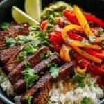 Beef Pepper Fajita Bowl