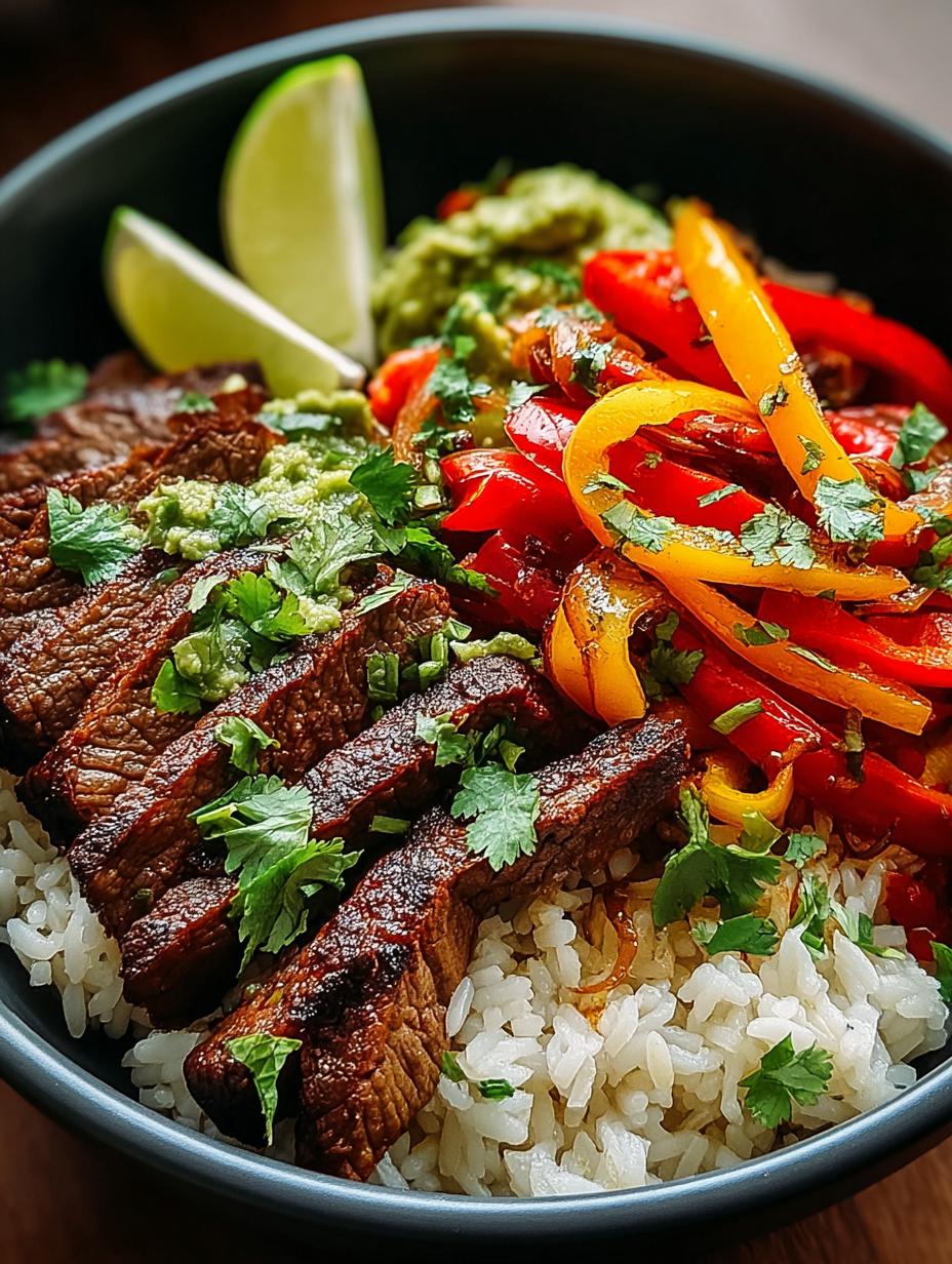 Beef Pepper Fajita Bowl